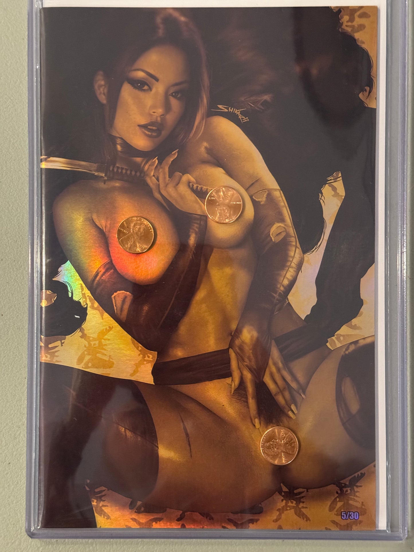 Power Hour #2 Psylocke Patreon FOIL Gold Cover Limited to 30 Shikarii